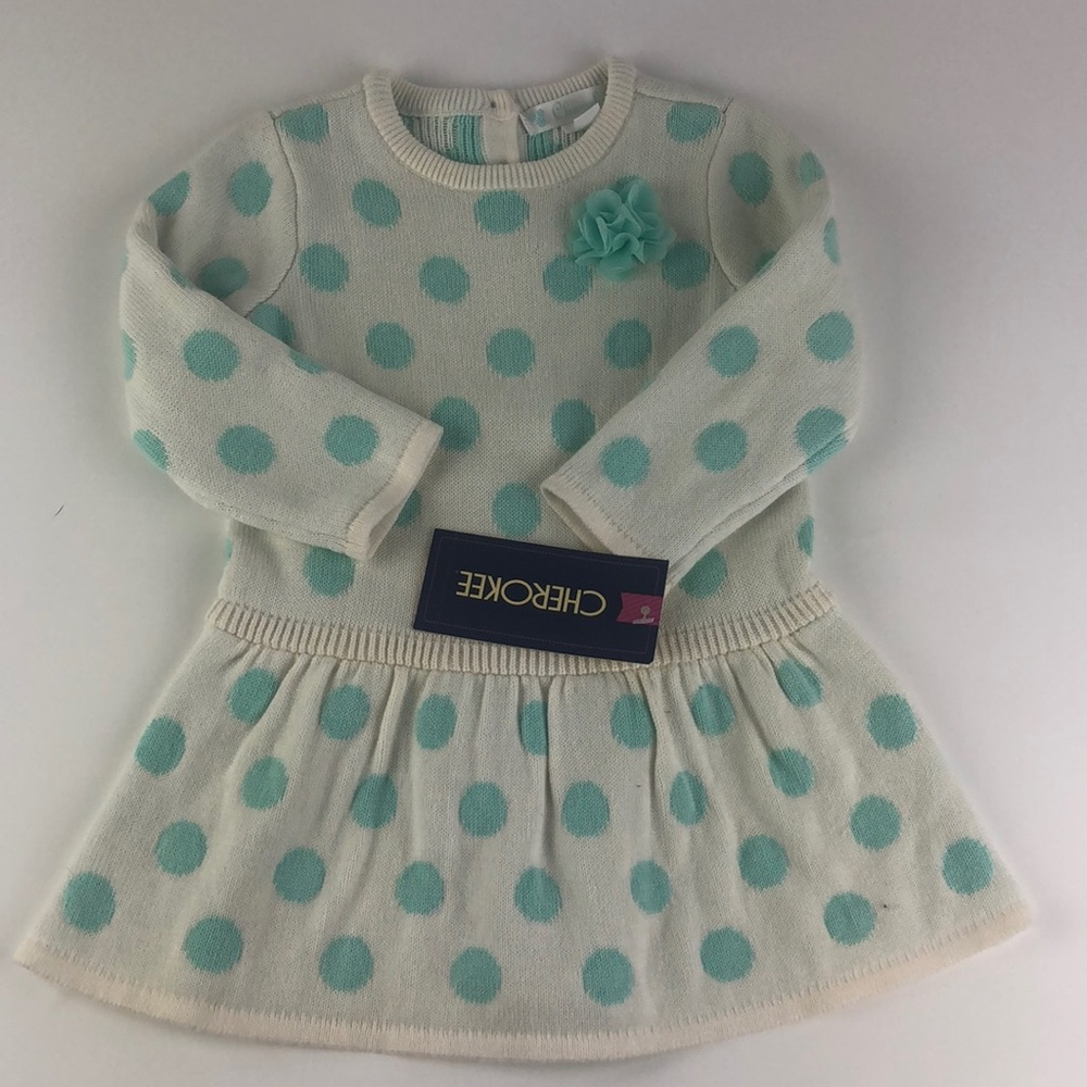 Girls 6-9 month Cherokee Sweater Dress NWT